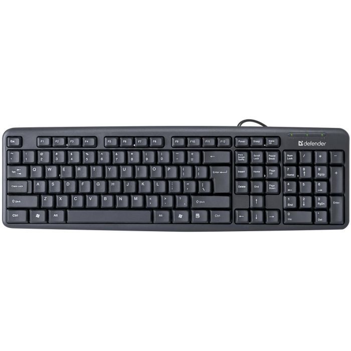 Клавиатура Defender Element HB-520 USB UKR Black Фото