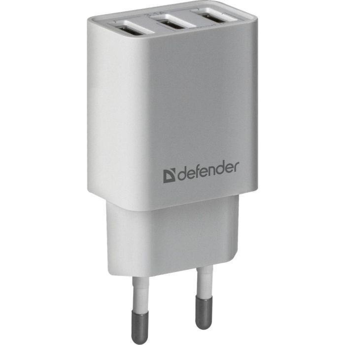 Зарядное устройство Defender UPA-31 white, 3xUSB, 5V / 3.1A Фото