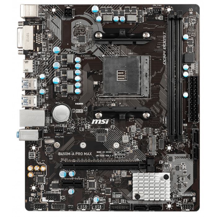 Материнская плата MSI B450M-A PRO MAX Фото