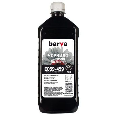 Чернила Barva EPSON R2400 PHOTO BLACK 1 кг T0591 Фото