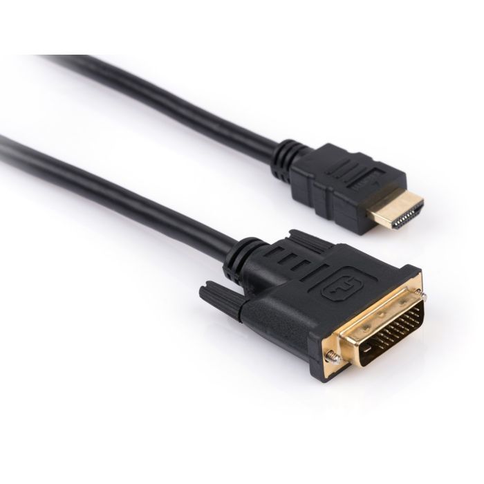 Кабель мультимедийный Vinga HDMI M to DVI M 1.8m 24+1pin Фото