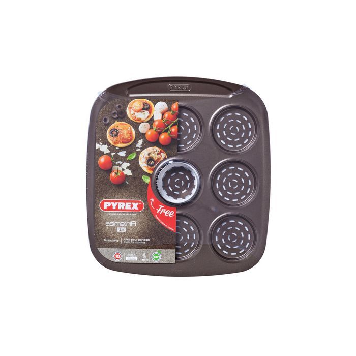 Форма для выпечки Pyrex Asimetria мини-pizza 9 ячеек Фото