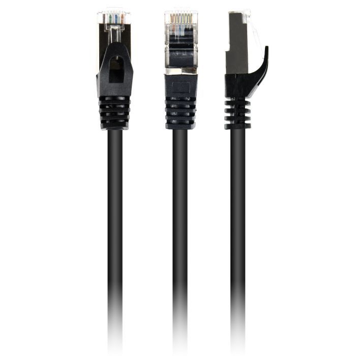 Патч-корд Cablexpert 3м S/FTP Cat 6A CU LSZH black Фото