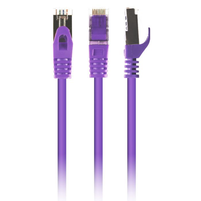 Патч-корд Cablexpert 5м S/FTP Cat 6A CU LSZH violet Фото