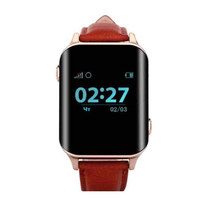 Смарт-часы GoGPS М01 Gold Телефон-часы с GPS треккером Фото