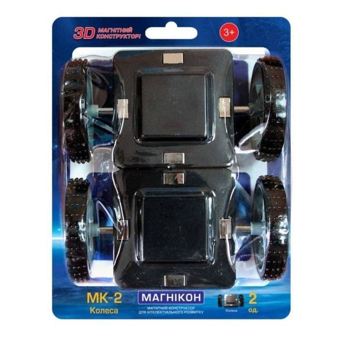 Конструктор Магнікон Дополнительный набор колесо, 2 шт Фото