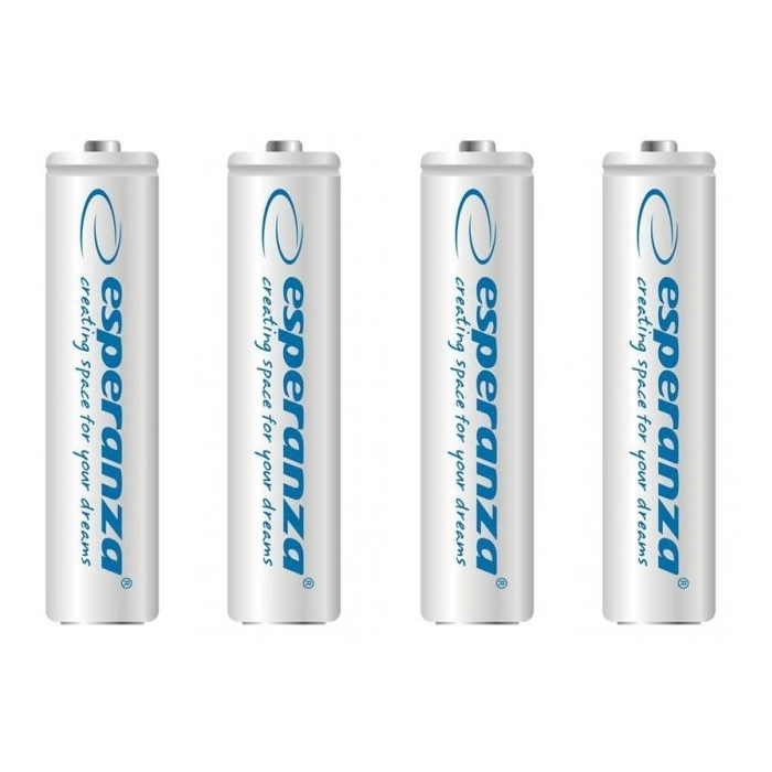 Аккумулятор Esperanza AAA 1000mAh Ni-MH * 4 white (EZA102W)