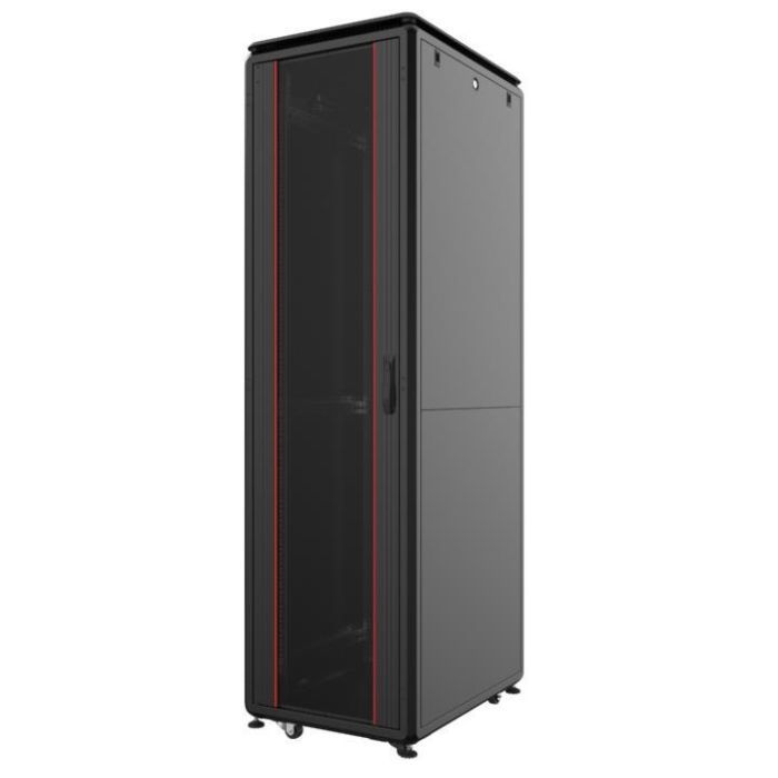 Шкаф напольный Mirsan GTV 19" 22U 600x600, RAL 9005 Фото