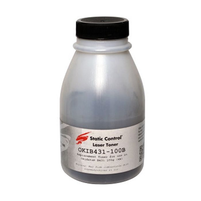 Тонер Static Control OKI B431 100г, фасовка Фото