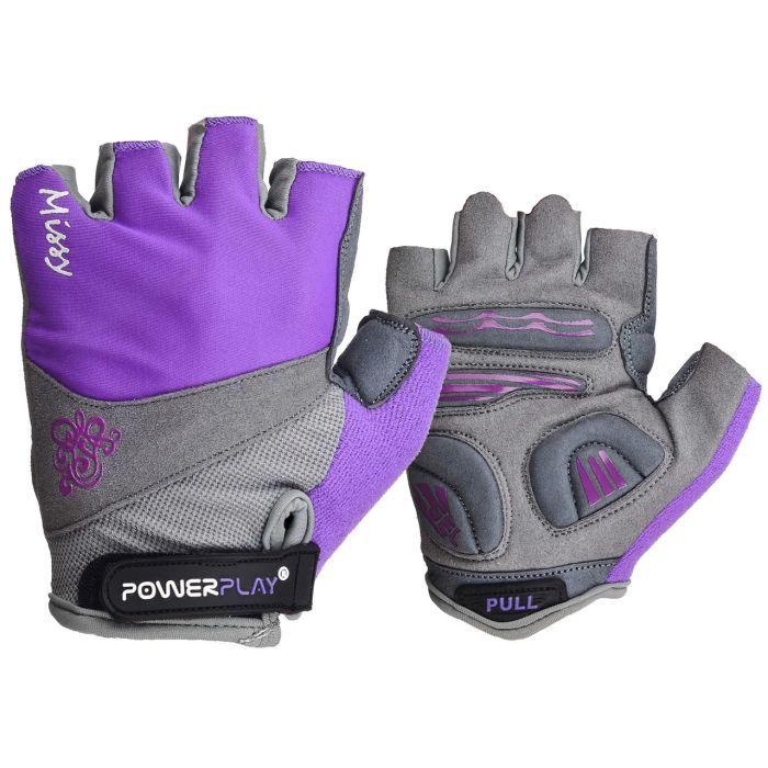 Велоперчатки PowerPlay Women 5277 Purple XS Фото