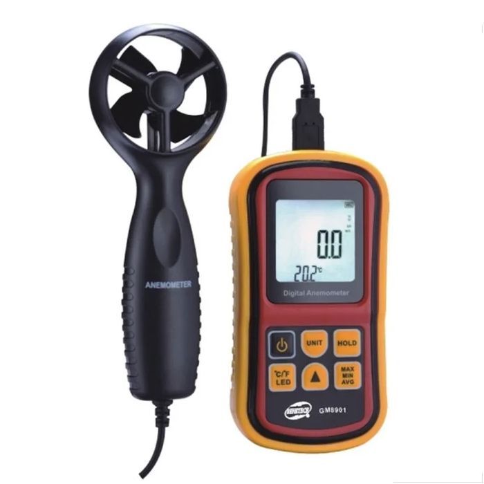 Анемометр Benetech термоанемометр 0,8-45м/с, -10-45C Фото