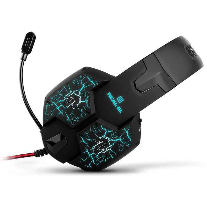 Наушники REAL-EL GDX-7750 Black-Red Фото 3