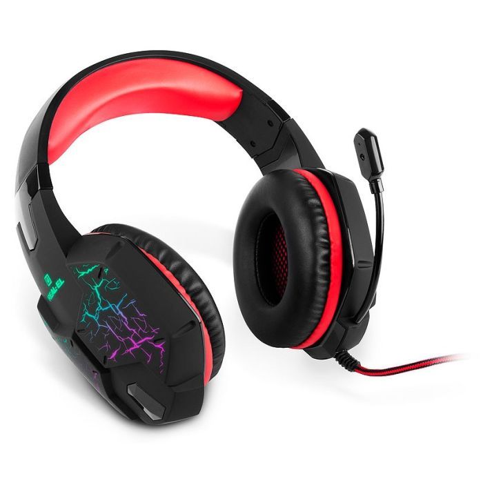Наушники REAL-EL GDX-7750 Black-Red Фото 5