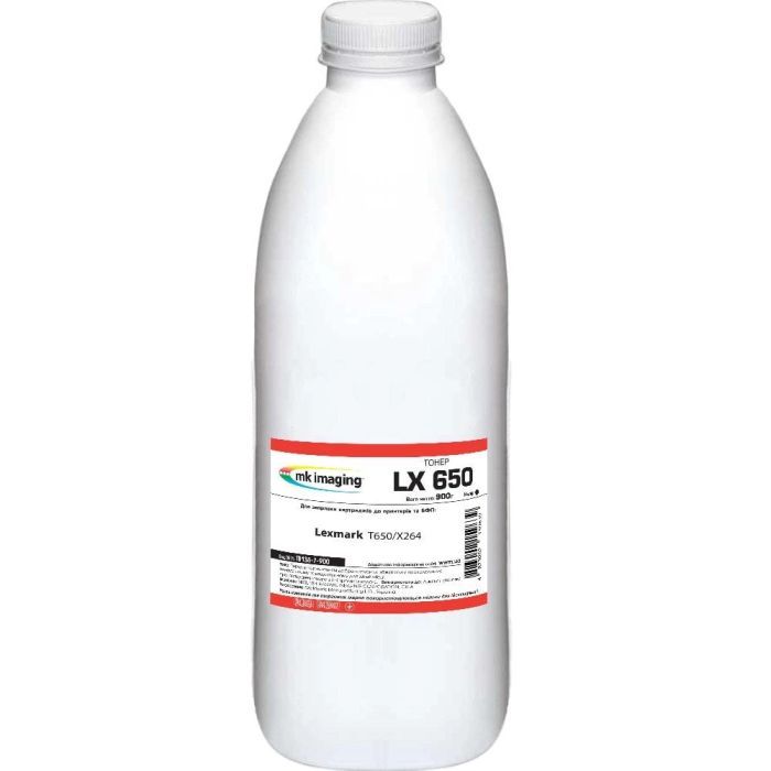 Тонер Mitsubishi Lexmark T650/X264 900г Black Фото
