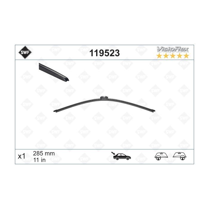 Щетка стеклоочистителя SWF 119523 Фото