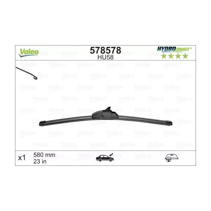 Щетка стеклоочистителя Valeo 578578 Фото
