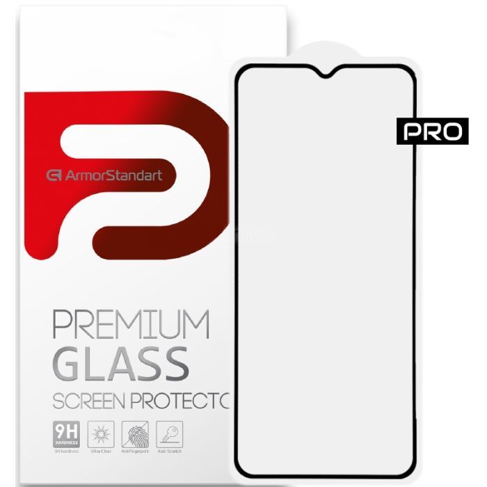 Стекло защитное Armorstandart Pro Vivo Y52s Black Фото