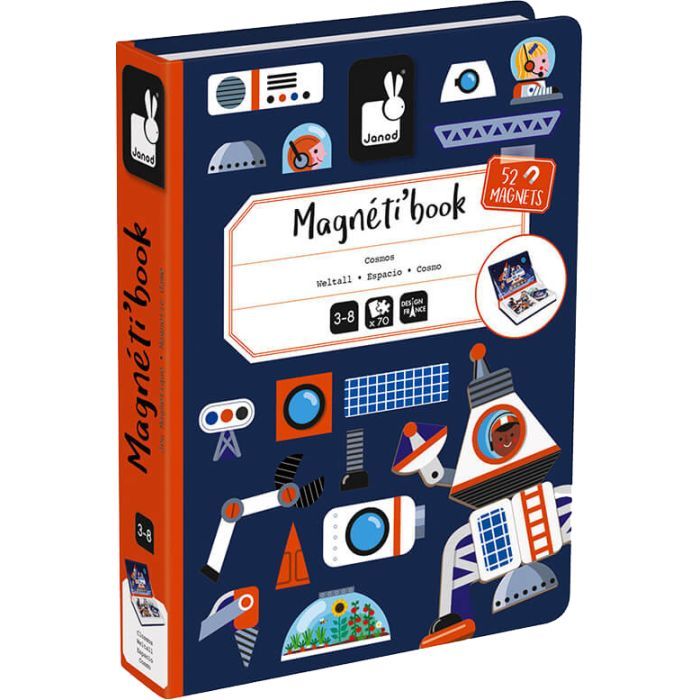 Развивающая игрушка Janod Магнитная книга Космос Фото
