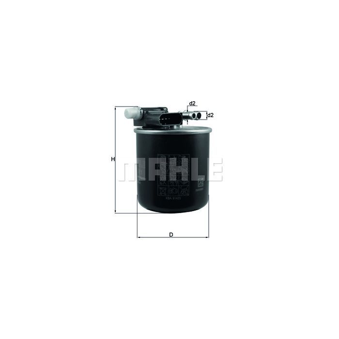 Фильтр топливный Mahle KL911 Фото