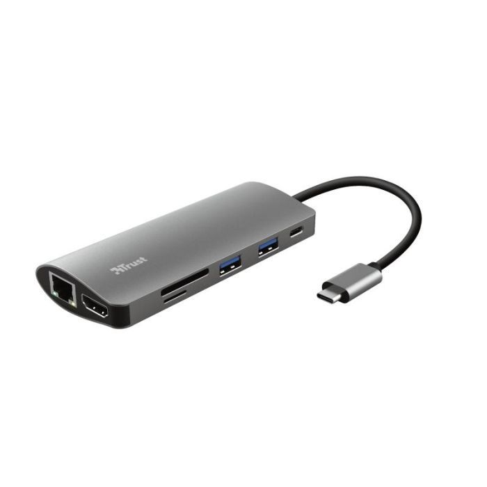 Концентратор Trust DALYX 7-IN-1 USB-C ALUMINIUM Фото