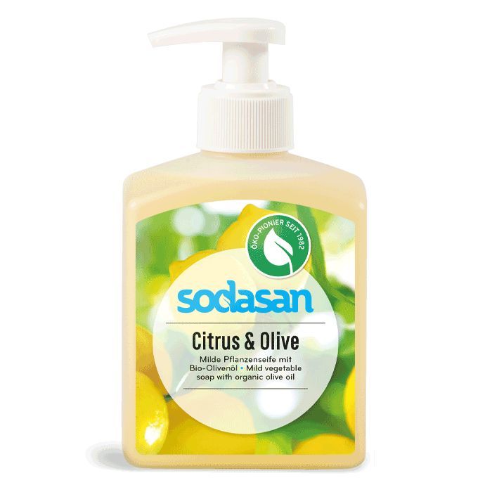 Жидкое мыло Sodasan органічне Citrus-Olive 300 мл Фото