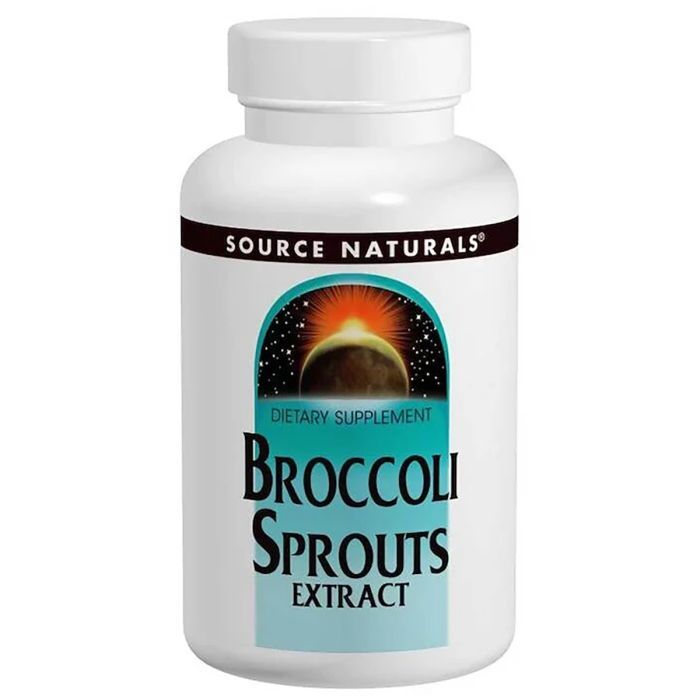 Травы Source Naturals Экстракт Брокколи 250 мг, 60 таблеток Фото