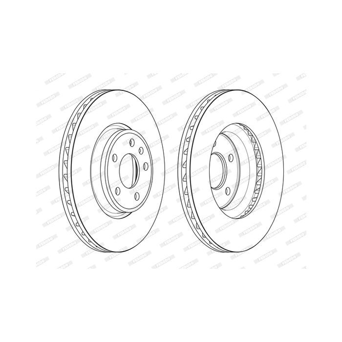 Тормозной диск FERODO DDF2596C-1 Фото