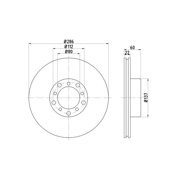 Тормозной диск LPR M2171V Фото