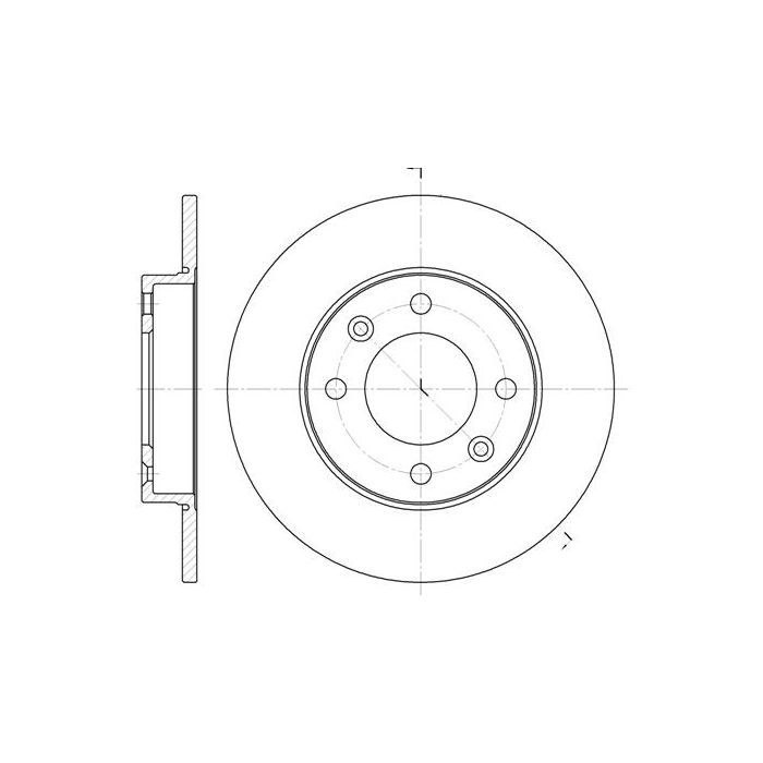 Тормозной диск REMSA 6630.00 Фото