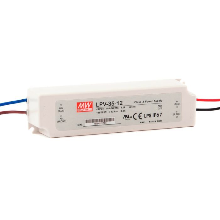 Блок питания для систем видеонаблюдения MeanWell LPV-35-12 Фото