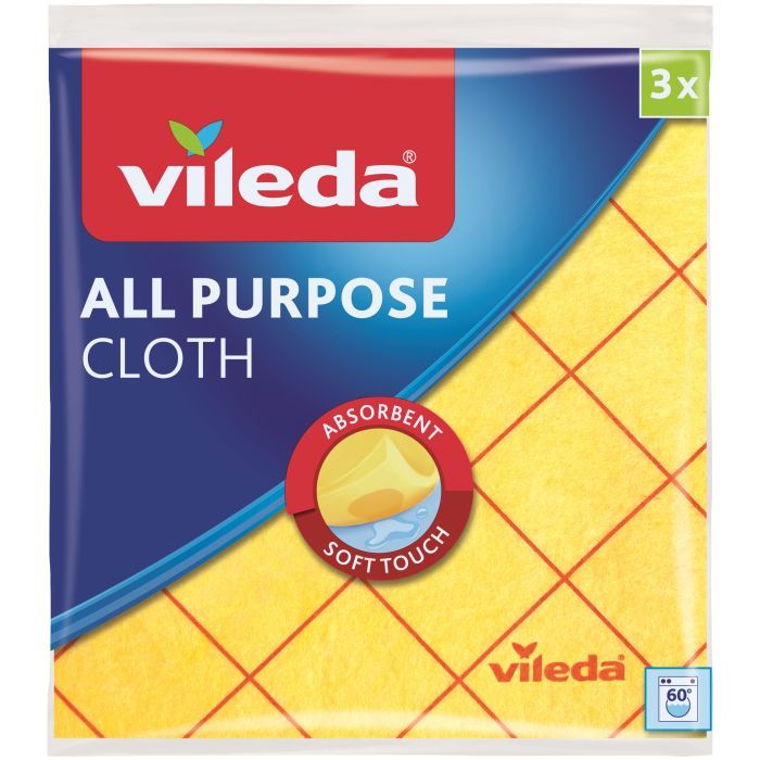 Салфетки для уборки Vileda Allpurpose Cloth 3 шт. Фото