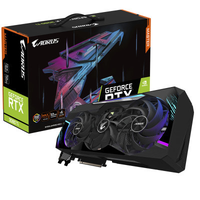 Видеокарта GIGABYTE GeForce RTX3080Ti 12Gb AORUS MASTER Фото