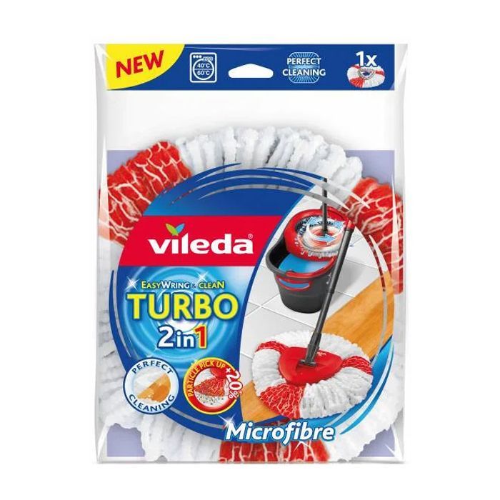 Насадка сменная для швабры Vileda EasyWring & Clean Turbo Classic Фото