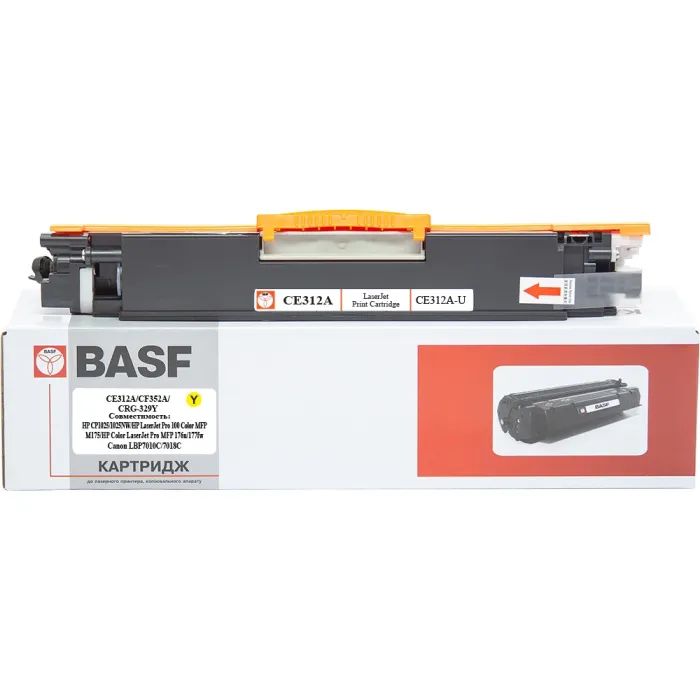 Картридж BASF HP CP1025/CE312A/CF352A, Canon729 Yellow Фото