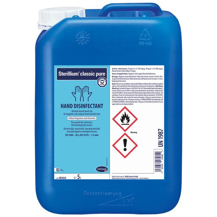 Антисептик для рук Bode Sterillium classic pure 5 л Фото