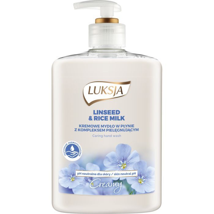 Жидкое мыло Luksja Creamy Linen & Rice Milk 500 мл Фото