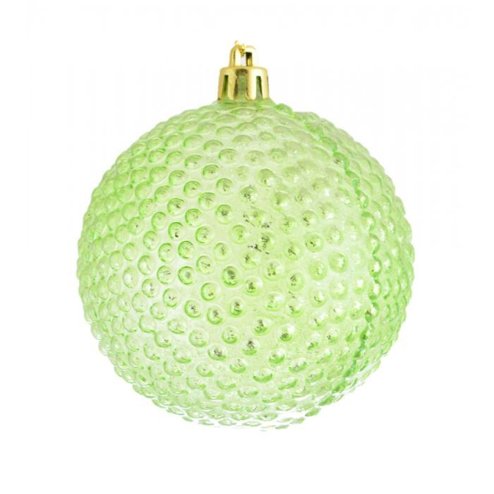 Елочная игрушка YES! Fun Ежик шар зеленый 8 см Фото