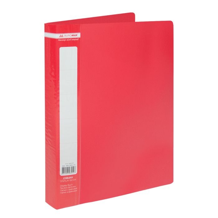 Папка с файлами Buromax Jobmax 60 sheets A4, red Фото