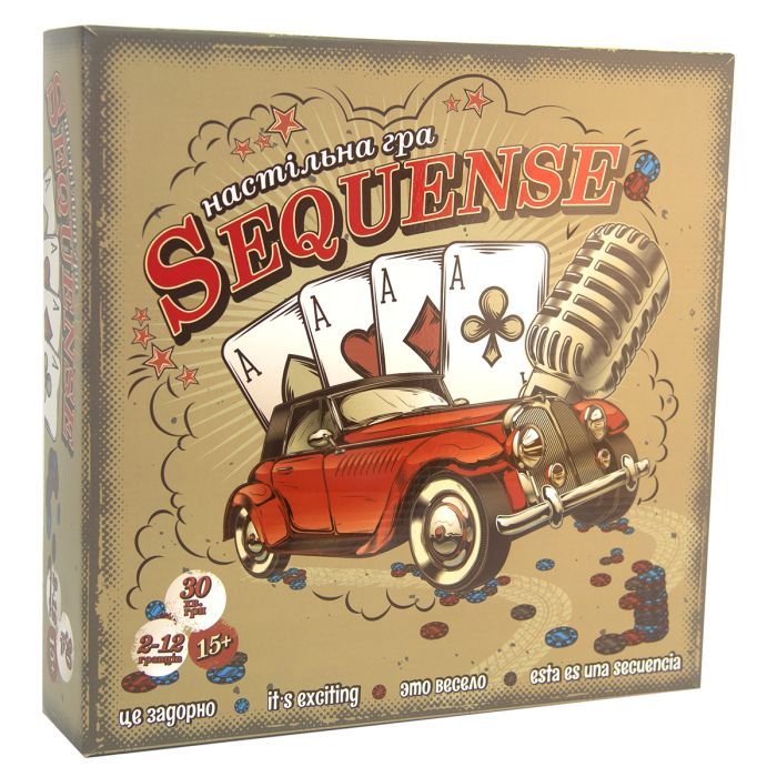 Настольная игра Strateg Sequense (українська мова) Фото