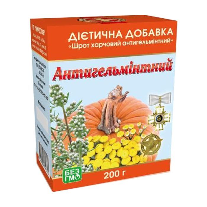 Травы МИРОСЛАВ Шрот антигельминтный 200гр, Мирослав Фото