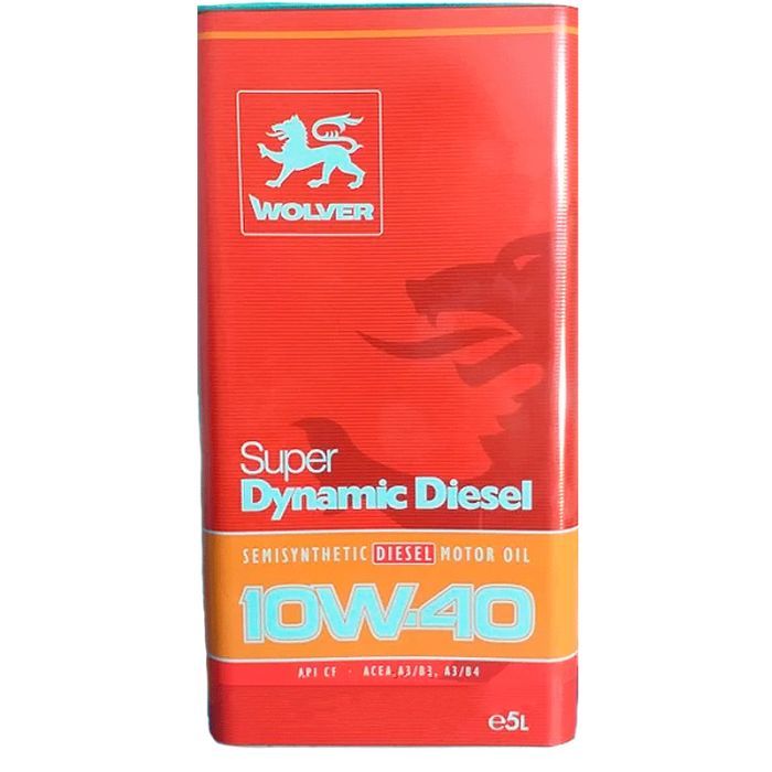 Моторное масло Wolver Super Dinamic Diesel 10W-40 5л Фото
