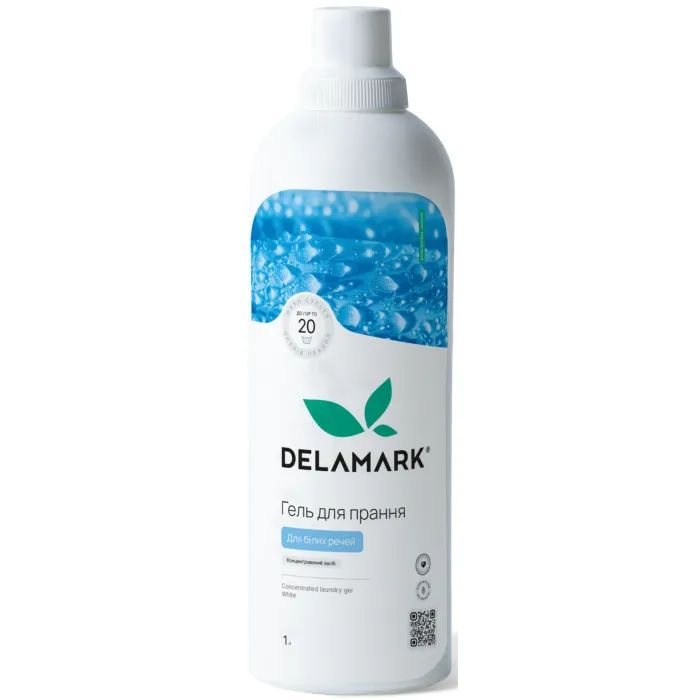 Гель для стирки DeLaMark White 1 л Фото