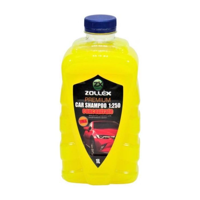 Автошампунь Zollex конц.з воск Premium 1л Фото
