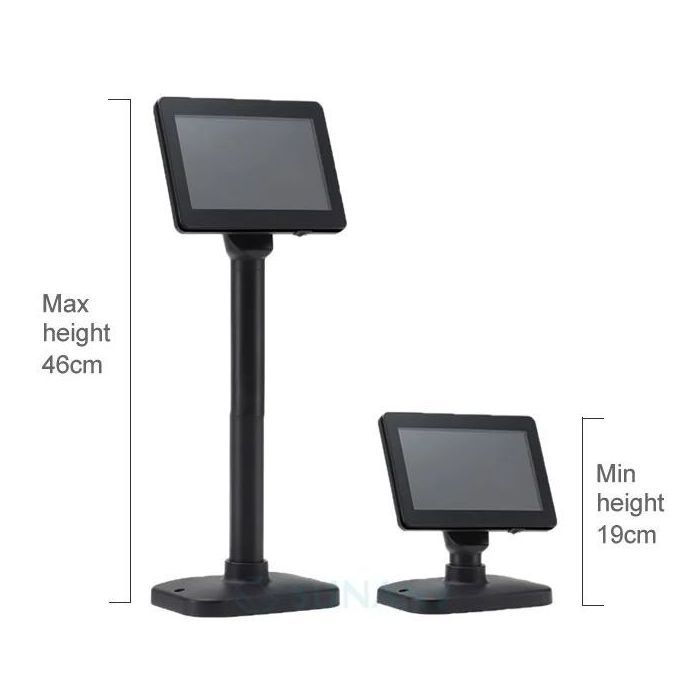 POS-монитор Geos клієнта 7", VGA, 800х480 Фото 3
