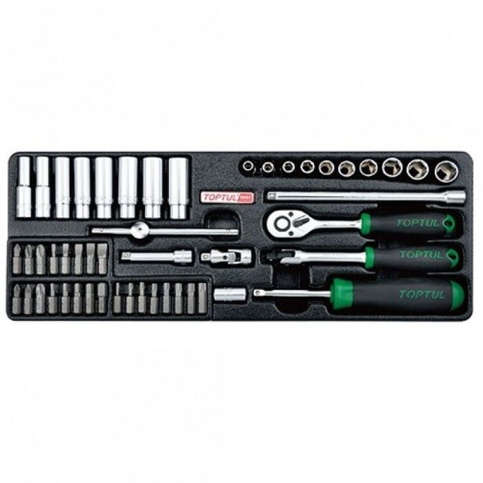 Набор инструментов Toptul в ложементе 1/4" 50ед. Фото