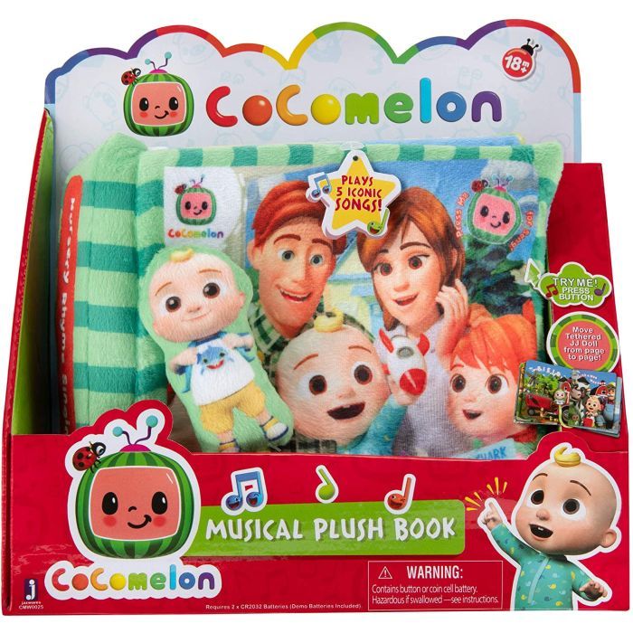 Развивающая игрушка CoComelon Feature Roleplay Музична плюшева книга Фото