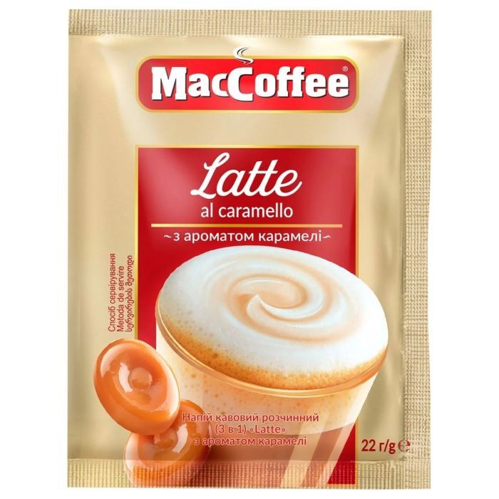 Кофе MacCoffee Latte Al Caramello Фото