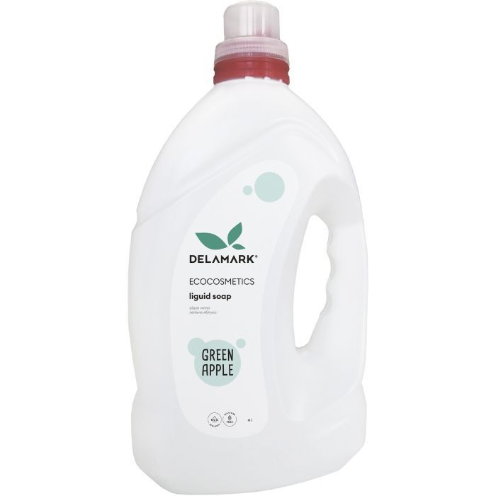 Жидкое мыло DeLaMark Зеленое яблоко 4 л Фото