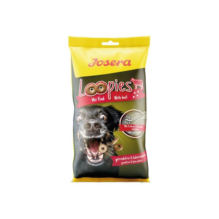 Лакомство для собак Josera LOOPIES MIT RIND 150 г Фото
