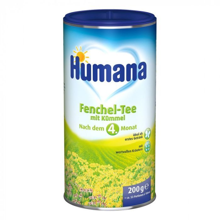 Детский чай Humana с фенхелем и тмином 200 г Фото